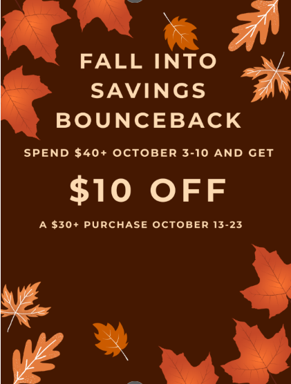 Fall Into Savings